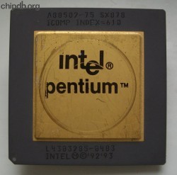Intel Pentium A80502-75 SX878