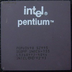 Intel Pentium PCPU3V90 SZ995 (TM)