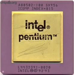 Intel Pentium A80502-100 SX956