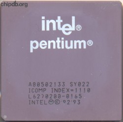 Intel Pentium A80502133 SY022 with ICOMP