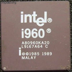 Intel i960 A80960KA20 white print
