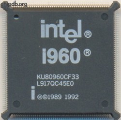 Intel i960 KU80960CF33 white print
