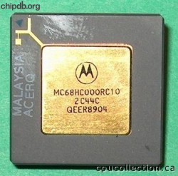 Motorola MC68HC000RC10 three rows