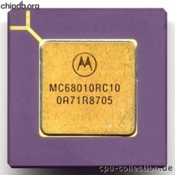 Motorola MC68010RC10 dot in corner