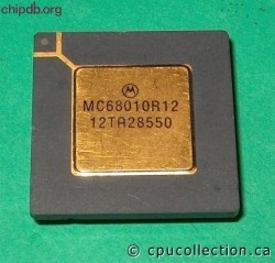 Motorola MC68010R12 dot in corner