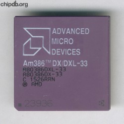 AMD A80386DX DXL-33 rev C black print