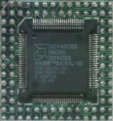 AMD NG80386SX/SXL-33 rev. D