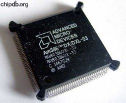 AMD NG80386DX/DXL-33 rev C