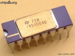 National Semiconductor INS4004D 7728