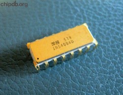 National Semiconductor INS4004D gold lid