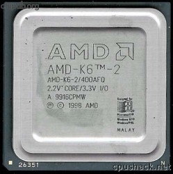 AMD AMD-K6-2/400AFQ gold 26351