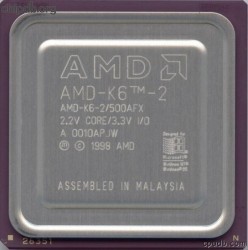 AMD AMD-K6-2/500AFX gold 26351