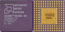 AMD A80386DX/DXL-40 Rev C white print