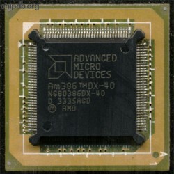 AMD NG80386DX-40 no windows logo engraved