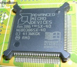 AMD NG80386SX-40 Windows logo