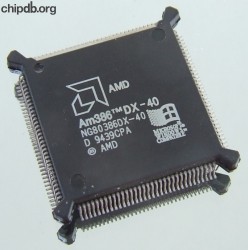 AMD NG80386DX-40 small white print