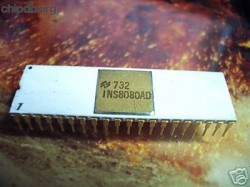 National Semiconductor INS8080AD white ceramic