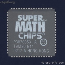 Chips & Technologies P38700SX A 25