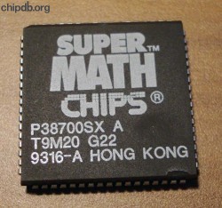 Chips & Technologies P38700SX A no speed