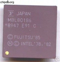 Fujitsu MBL80186 PGA INTEL 78 82