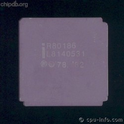 Intel R80186 diff print