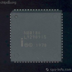 Intel N80186 1978