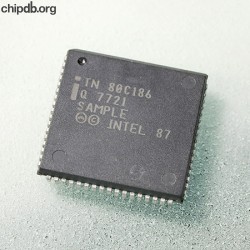 Intel TN80C186 Q7721 SAMPLE