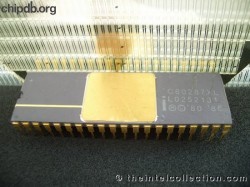 Intel C80287XL no logo