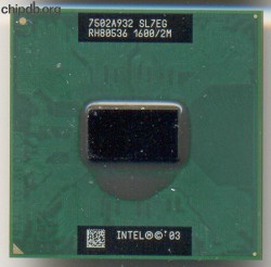 Intel Pentium M 725 RH80536 1600/2M SL7EG