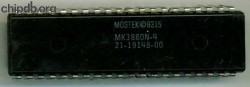 Mostek MK3880N-4 no Z80 designation