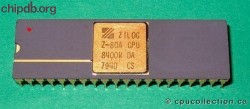 Zilog Z80A 8400 Customer Sample