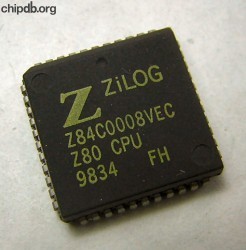 Zilog Z84C0008VEC diff print