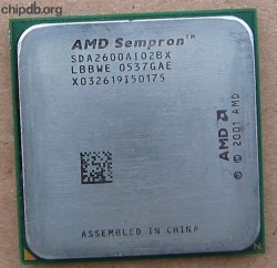 AMD Sempron 64 2600+ SDA2600AIO2BX LBBWE