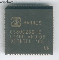 Harris CS80C286-12 milspec