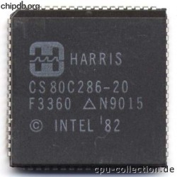 Harris CS80C286-20 diff print