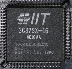 IIT 3C87SX-16 diff print