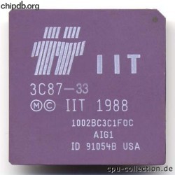 IIT 3C87-33 diff print