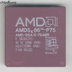 AMD AMD-SSA 5-75ABR with N in corner