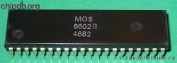 MOS 6502B diff logo