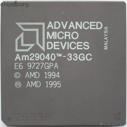 AMD Am29040-33GC rev E6