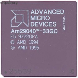 AMD Am29040-33GC rev E5