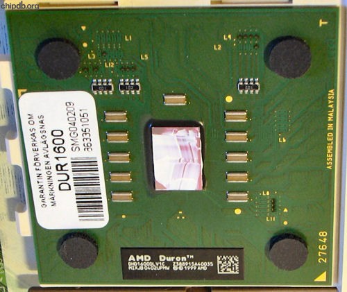 AMD Duron DHD1600DLV1C MIXJB green