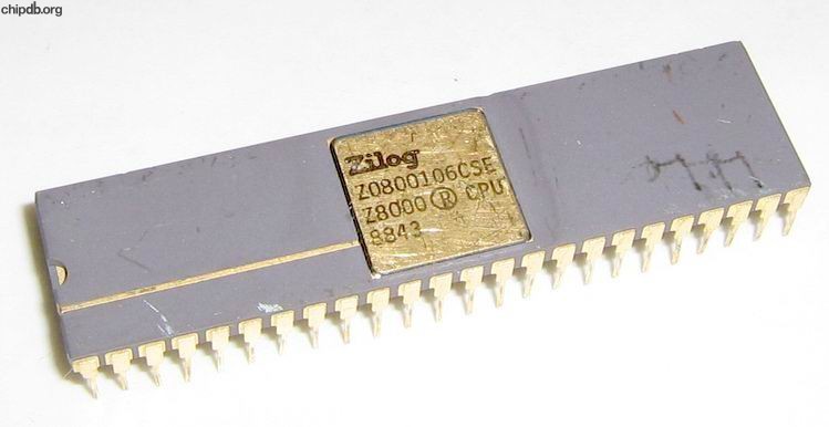 Zilog Z0800106CSE CPU