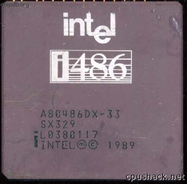 Intel A80486DX-33 SX329