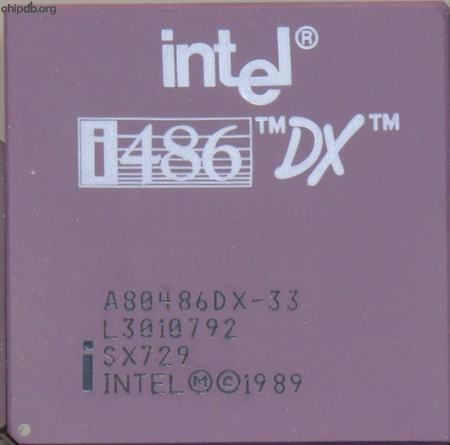 Intel A80486DX-33 SX729