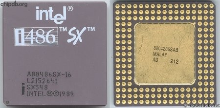 Intel A80486SX-16 SX548