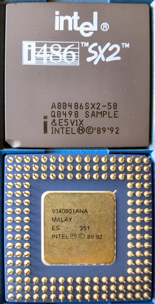 Intel A80486SX2-50 Q0498 ES
