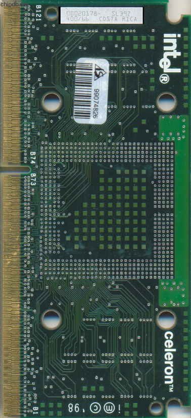 Intel Celeron 400/66 SL39Z