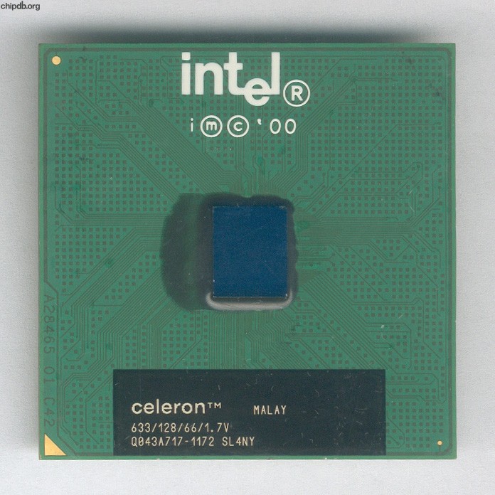 Intel Celeron 633/128/66/1.7V SL4NY