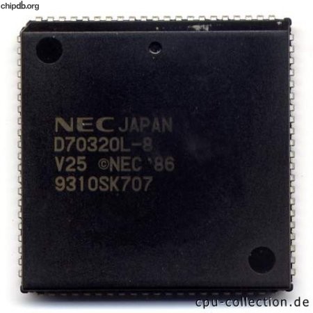 NEC D70320L-8 V25 diff print